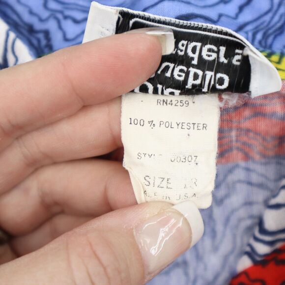 Old Pueblo Traders Shirt Womens M Multicolor Quarter Sleeve Blouse Button Collar - Picture 10 of 16